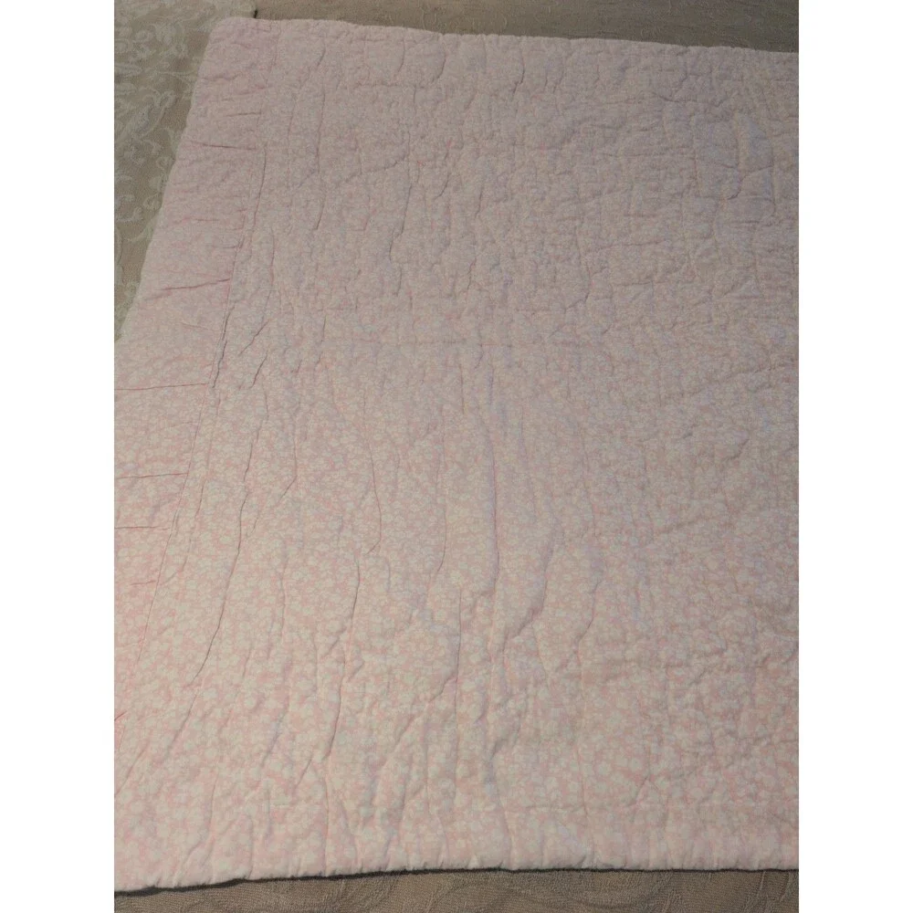 Pottery Barn Kids Hayley Crib Quilt Coverlet Retired Pattern Pink Girls Owl Bird